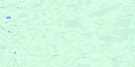 Legarde River Topo Map 042K05 at 1:50,000 scale - National Topographic System of Canada (NTS) - Toporama map