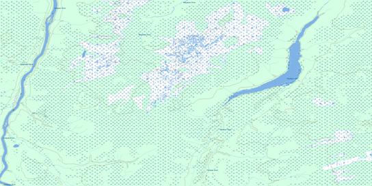 Pitukupi Lake Topographic map 042K09 at 1:50,000 Scale