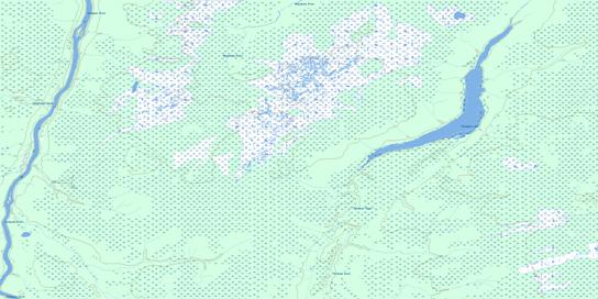 Pitukupi Lake Topographic map 042K09 at 1:50,000 Scale
