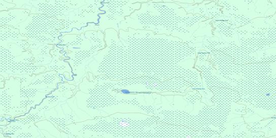 Little Drowning Lake Topographic map 042K11 at 1:50,000 Scale