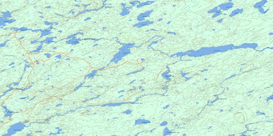 Percy Lake Topo Map 042L10 at 1:50,000 scale - National Topographic System of Canada (NTS) - Toporama map
