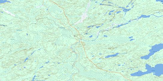 Makoki Lake Topo Map 042L12 at 1:50,000 scale - National Topographic System of Canada (NTS) - Toporama map