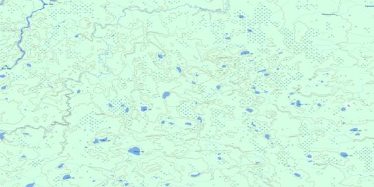 La Rose Lake Topo Map 042L16 at 1:50,000 scale - National Topographic System of Canada (NTS) - Toporama map