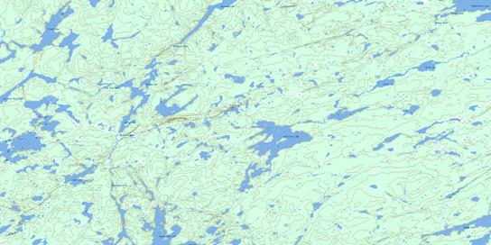 Kellow Lake Topographic map 042M04 at 1:50,000 Scale