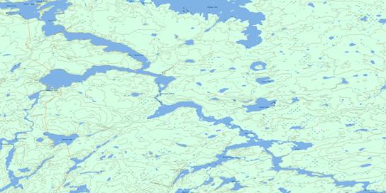 Gowie Bay Topo Map 042M05 at 1:50,000 scale - National Topographic System of Canada (NTS) - Toporama map