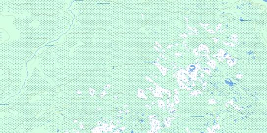 Thyret Lake Topo Map 042P01 at 1:50,000 scale - National Topographic System of Canada (NTS) - Toporama map