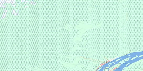 Moosonee Topographic map 042P07 at 1:50,000 Scale