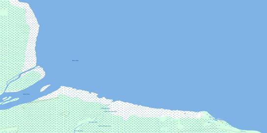 Ship Sands Island Topo Map 042P08 at 1:50,000 scale - National Topographic System of Canada (NTS) - Toporama map