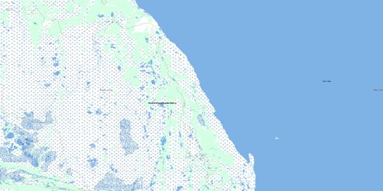 Albert Shoal Topo Map 043A15 at 1:50,000 scale - National Topographic System of Canada (NTS) - Toporama map