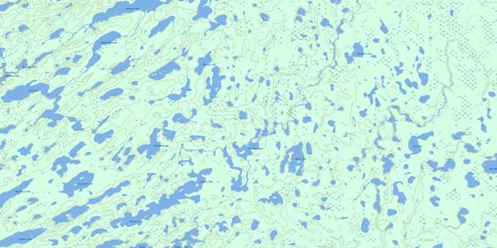 Barnhart Lake Topo Map 043D06 at 1:50,000 scale - National Topographic System of Canada (NTS) - Toporama map