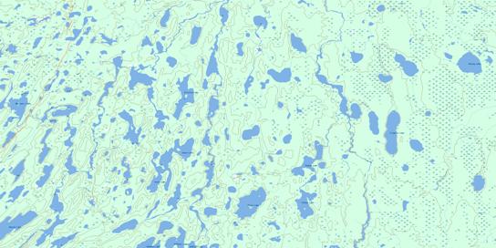 Pulham Lake Topo Map 043D11 at 1:50,000 scale - National Topographic System of Canada (NTS) - Toporama map