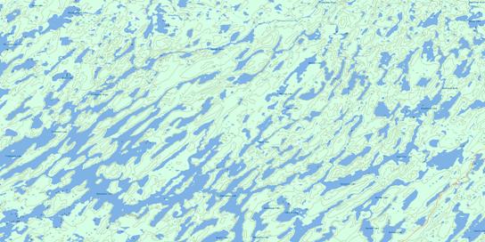 Abelson Lake Topo Map 043D12 at 1:50,000 scale - National Topographic System of Canada (NTS) - Toporama map