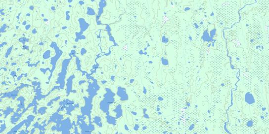 Lastcedar Lake Topographic map 043E03 at 1:50,000 Scale