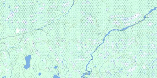 Tashka Rapids Topographic map 043E11 at 1:50,000 Scale