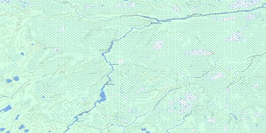 Sourdough Rapids Topographic map 043E13 at 1:50,000 Scale