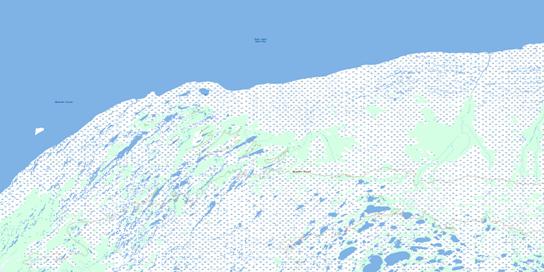 No Title Topographic map 043H04 at 1:50,000 Scale