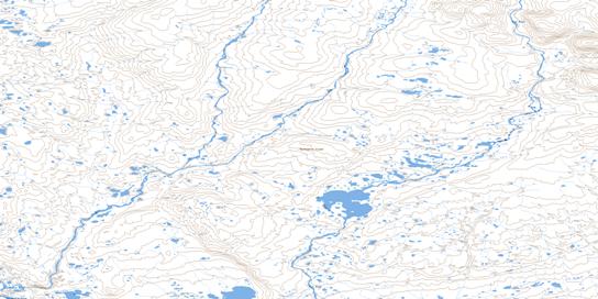 Post River Topographic map 046B06 at 1:50,000 Scale