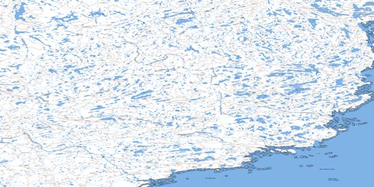 No Title Topo Map 046D12 at 1:50,000 scale - National Topographic System of Canada (NTS) - Toporama map