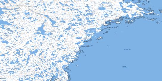 No Title Topo Map 046D14 at 1:50,000 scale - National Topographic System of Canada (NTS) - Toporama map