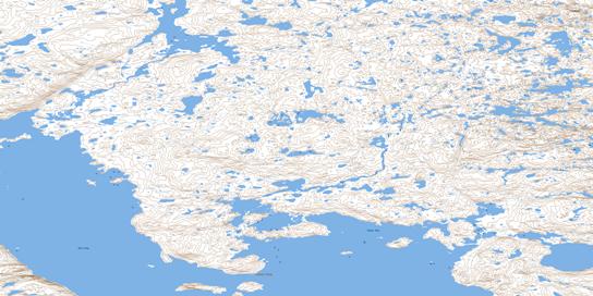 Gore Bay Topo Map 046K08 at 1:50,000 scale - National Topographic System of Canada (NTS) - Toporama map