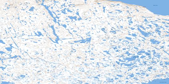 Cape Hope Topo Map 046L01 at 1:50,000 scale - National Topographic System of Canada (NTS) - Toporama map