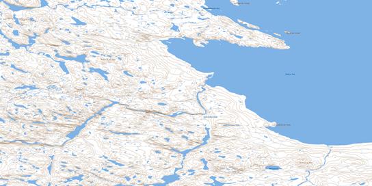 Qavirajarjuaq Hill Topo Map 046L07 at 1:50,000 scale - National Topographic System of Canada (NTS) - Toporama map