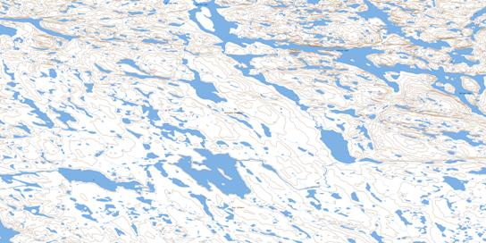Wilson Lake North Topo Map 046L15 at 1:50,000 scale - National Topographic System of Canada (NTS) - Toporama map