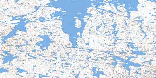 Ross Inlet Topo Map 046M03 at 1:50,000 scale - National Topographic System of Canada (NTS) - Toporama map