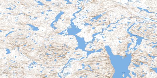 Saputit Lake Topo Map 046M04 at 1:50,000 scale - National Topographic System of Canada (NTS) - Toporama map
