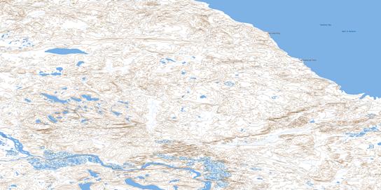 Cape Lady Pelly Topo Map 046M05 at 1:50,000 scale - National Topographic System of Canada (NTS) - Toporama map