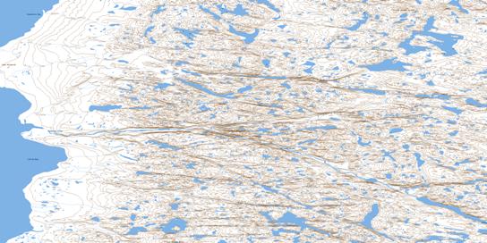 Matheson River Topo Map 046M09 at 1:50,000 scale - National Topographic System of Canada (NTS) - Toporama map