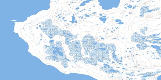 Wales Island Topo Map 046M15 at 1:50,000 scale - National Topographic System of Canada (NTS) - Toporama map