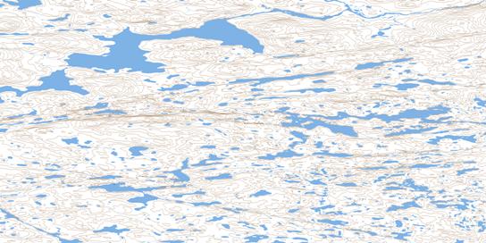 Naguak Lake Topo Map 046O02 at 1:50,000 scale - National Topographic System of Canada (NTS) - Toporama map