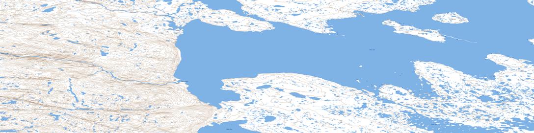 Walrus Island Topo Map 047A11 at 1:50,000 scale - National Topographic System of Canada (NTS) - Toporama map