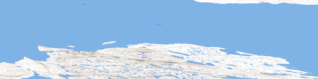 East Cape Topo Map 047C16 at 1:50,000 scale - National Topographic System of Canada (NTS) - Toporama map