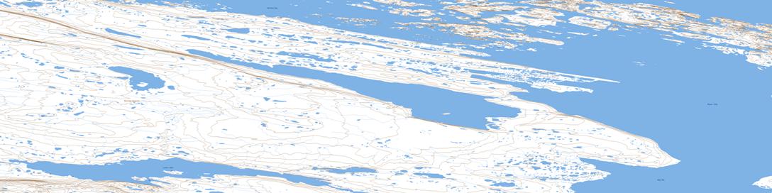 Coxe Islands Topo Map 047D06 at 1:50,000 scale - National Topographic System of Canada (NTS) - Toporama map