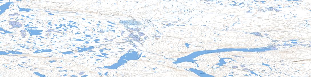 Ivisarak Lake Topographic map 047F11 at 1:50,000 Scale