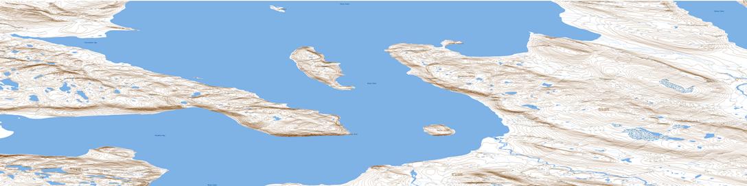 Bruce Head Topo Map 048A01 at 1:50,000 scale - National Topographic System of Canada (NTS) - Toporama map
