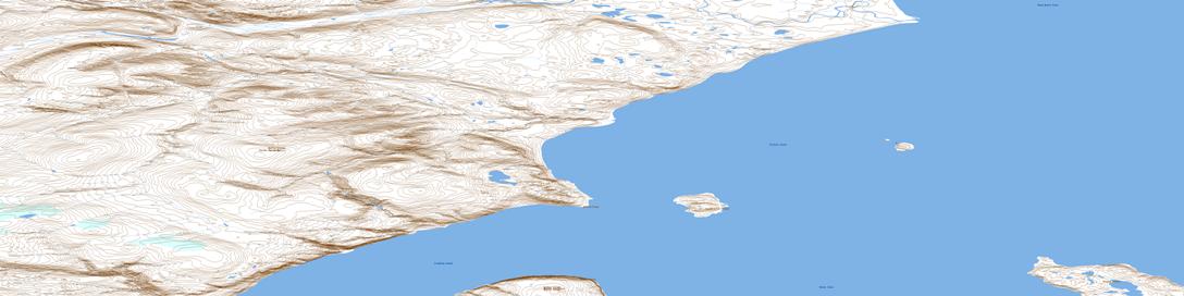 Alfred Point Topographic map 048A09 at 1:50,000 Scale