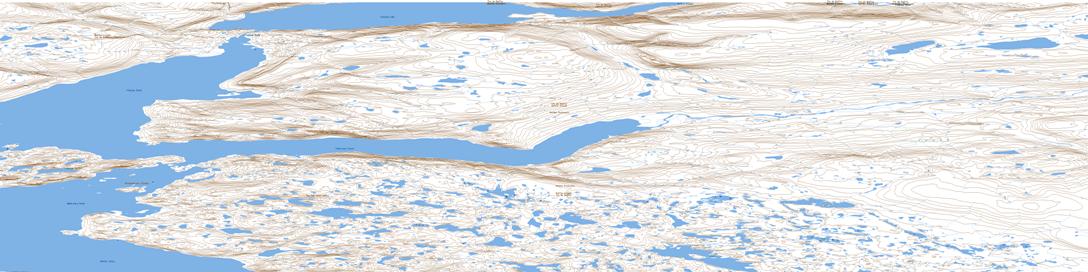 Fabricius Fiord Topographic map 048B08 at 1:50,000 Scale
