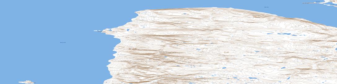 Cape Cunningham Topo Map 048B15 at 1:50,000 scale - National Topographic System of Canada (NTS) - Toporama map