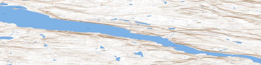 Adams Sound Topo Map 048B16 at 1:50,000 scale - National Topographic System of Canada (NTS) - Toporama map