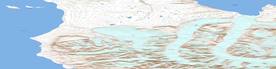 Wollaston Islands Topographic map 048D09 at 1:50,000 Scale