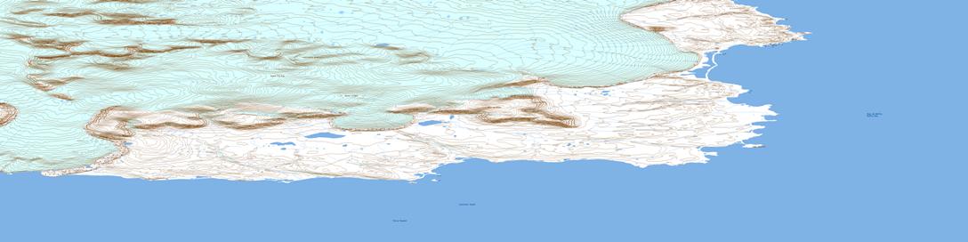 Hope Monument Topo Map 048E09 at 1:50,000 scale - National Topographic System of Canada (NTS) - Toporama map