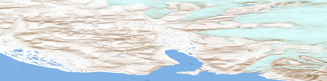 Dundas Harbour Topo Map 048E11 at 1:50,000 scale - National Topographic System of Canada (NTS) - Toporama map