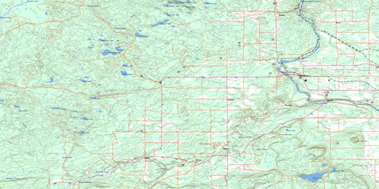 Kakabeka Falls Topo Map 052A05 at 1:50,000 scale - National Topographic System of Canada (NTS) - Toporama map