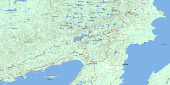 Loon Topo Map 052A10 at 1:50,000 scale - National Topographic System of Canada (NTS) - Toporama map