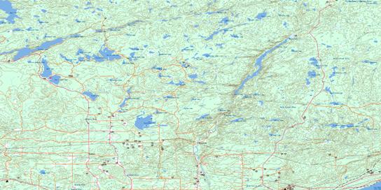 Onion Lake Topo Map 052A11 at 1:50,000 scale - National Topographic System of Canada (NTS) - Toporama map