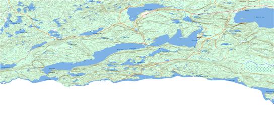 Arrow Lake Topo Map 052B01 at 1:50,000 scale - National Topographic System of Canada (NTS) - Toporama map