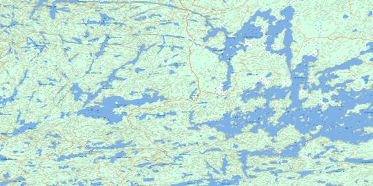 Bedivere Lake Topo Map 052B15 at 1:50,000 scale - National Topographic System of Canada (NTS) - Toporama map